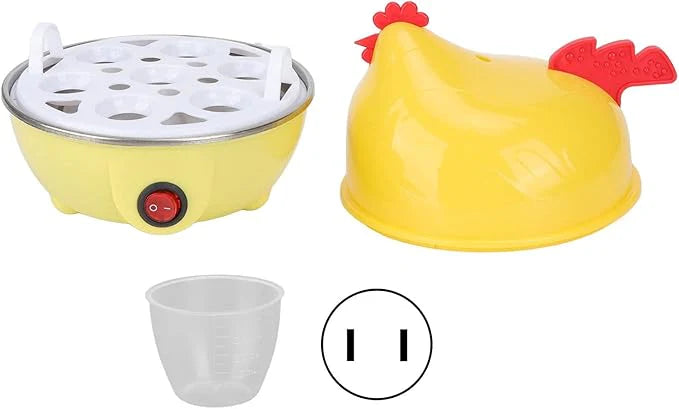 Hervidora de Huevos Eléctrica, Capacidad 6 Huevos, Apagado Automático, Fácil de Usar