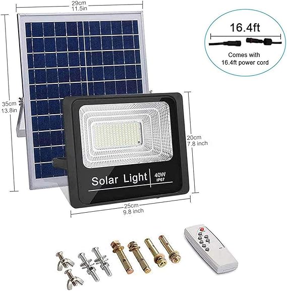 Reflector con panel solar