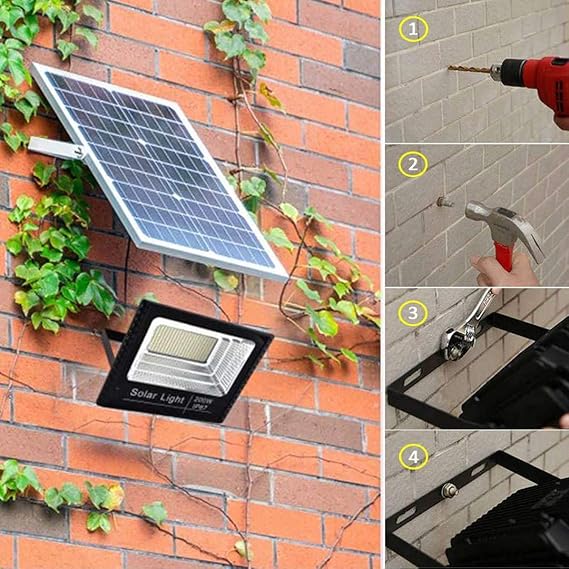 Reflector con panel solar