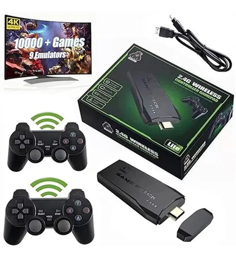 Consola Retro Game Stick M8 con +10.000 Juegos, Diversión Clásica para Todos en Casa