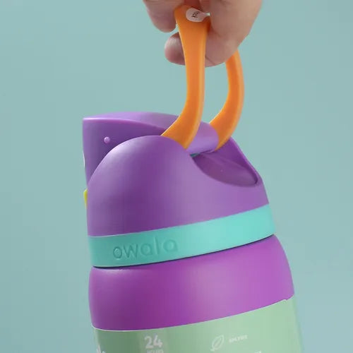 Termo de Acero Inoxidable Owala 32oz, Termo Owala Antiderrame con Agarradera