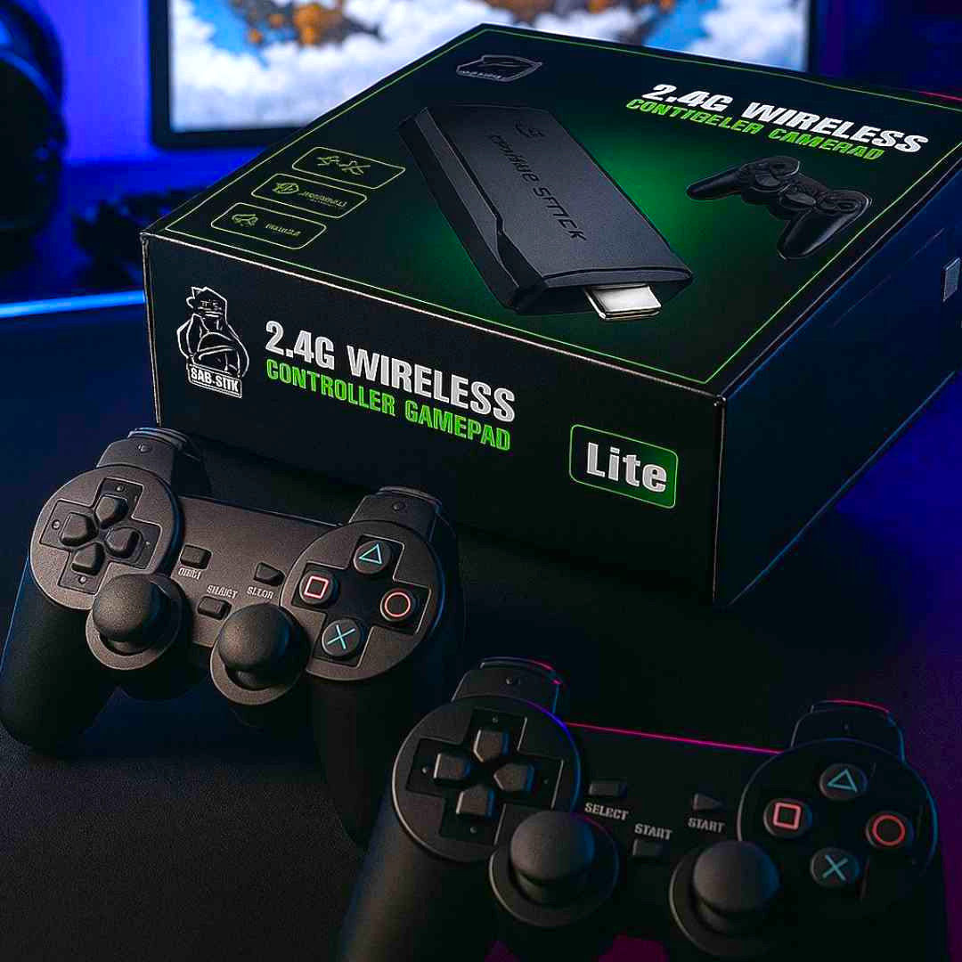 Consola Retro Game Stick M8 con +10.000 Juegos, Diversión Clásica para Todos en Casa