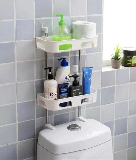 Estante Organizador de Baño Sobre Inodoro, 3 Niveles, Ahorro de Espacio, Montaje Fácil
