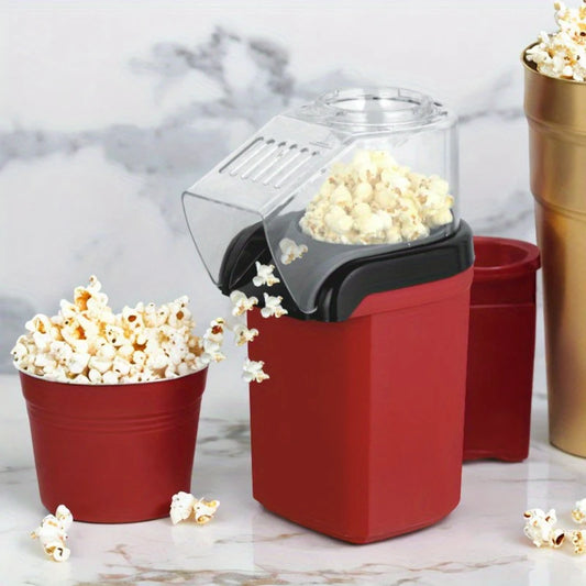 Crispetera de Aire Caliente, Sin Aceite, Rápida, Compacta, Snacks Saludables