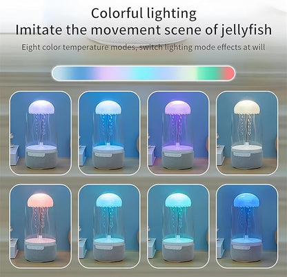 Altavoz Lampara Medusas Decorativa con Luz Ambiental y Sonido Envolvente