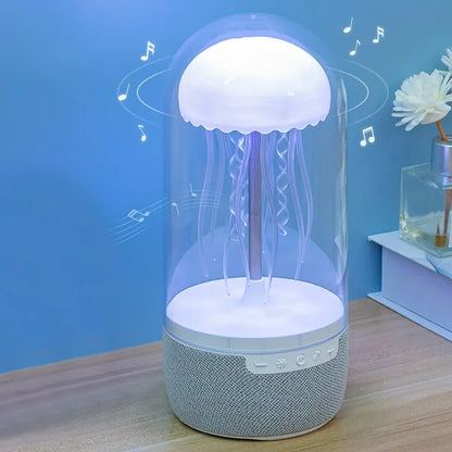 Altavoz Lampara Medusas Decorativa con Luz Ambiental y Sonido Envolvente