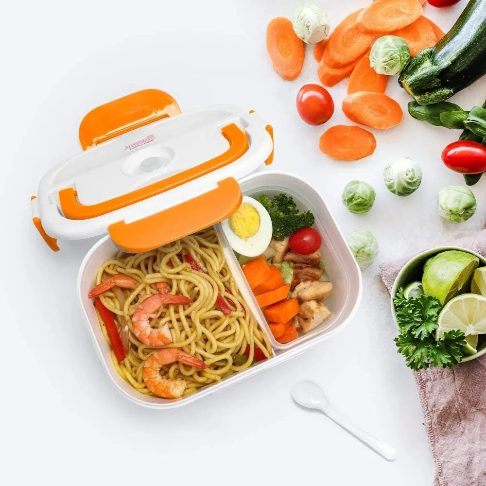Lonchera Eléctrica Térmica Portátil, Calentador Comida, Auto y Oficina, Ahorro de Energía