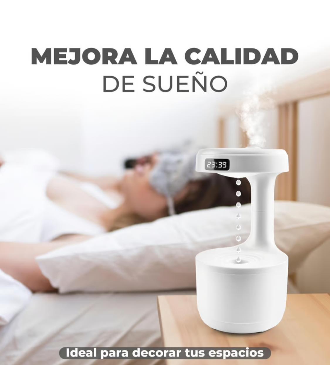 Difusor de Aromas y Humidificador Ultrasónico Antigravedad, Relajación y Aire Puro en Casa