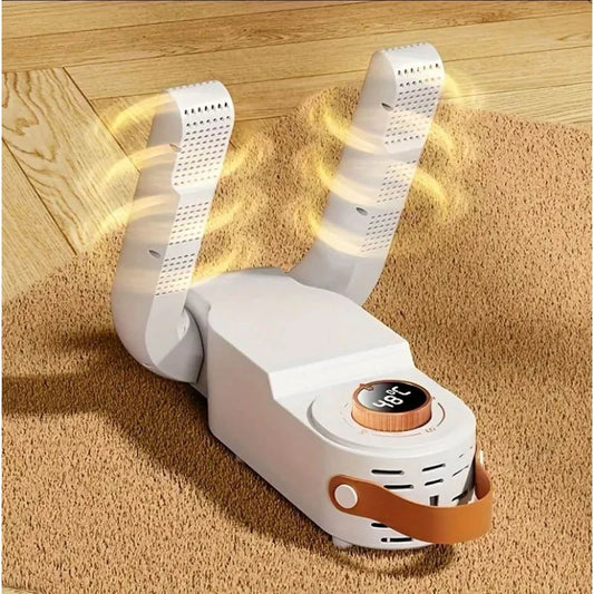 Secador de Calzado Eléctrico Portátil, Aire Caliente, Elimina Olor, Deshumidificador
