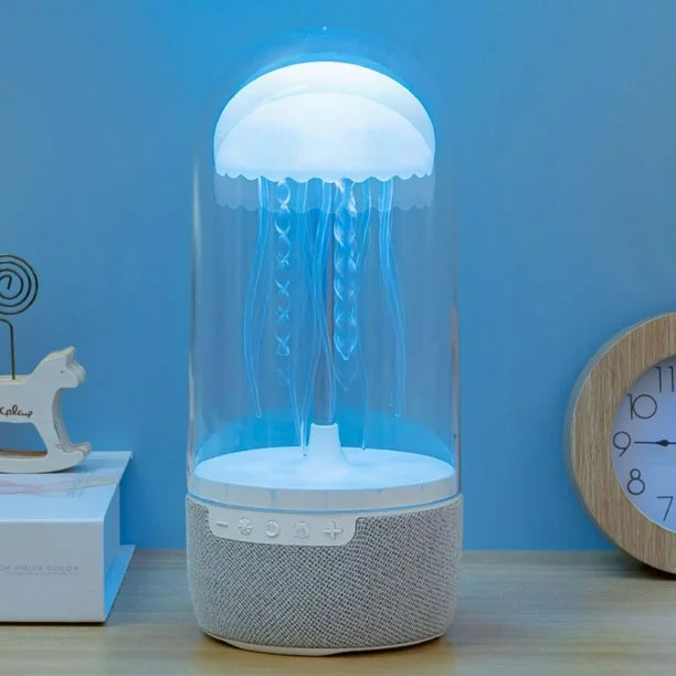 Altavoz Lampara Medusas Decorativa con Luz Ambiental y Sonido Envolvente